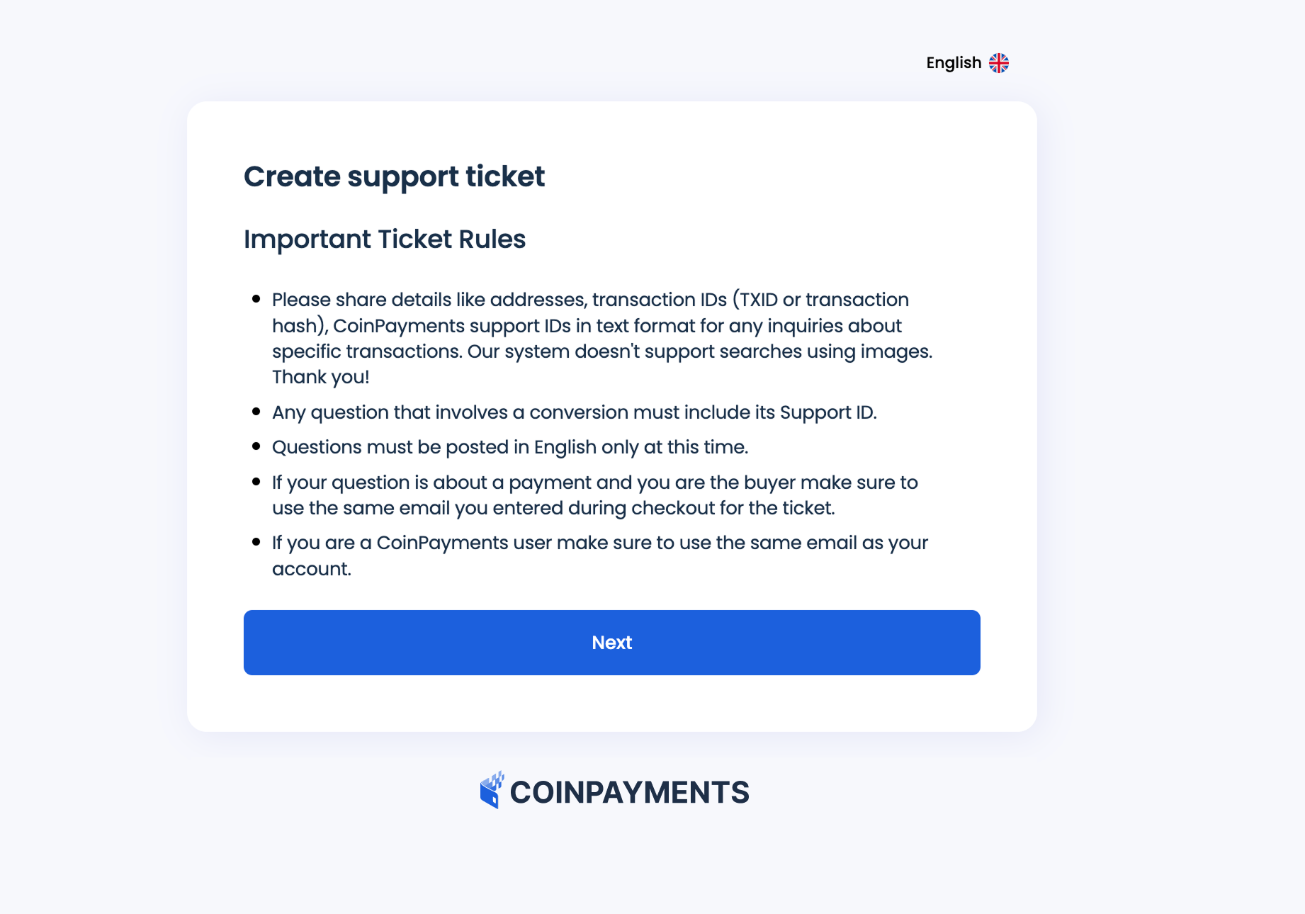 Support Rules
