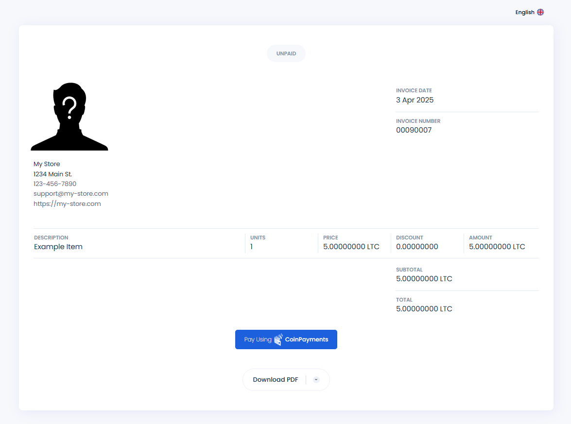 Invoice Showcase